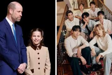 夏洛特公主被曝「點名」要看BTS演唱會!威廉或再度陪女兒追星!