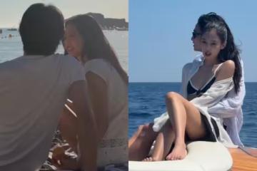 太閃!Jennie依偎台灣男模Kai懷裡 背後環抱⋯網贊:超登對